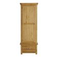 Woburn Wardrobe - 1 Door 1 Drawer - Rustic Oak