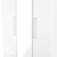 Worcester White 3 Door Mirror Tall Triple Wardrobe
