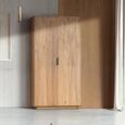 Wrenley Wardrobe - 2 Door - Natural - Mango Wood