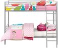Creek Single over Single Bunk Bed in Grey - 4035159UK
