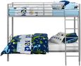 Creek Single over Single Bunk Bed in Grey - 4035159UK