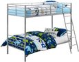 Creek Single over Single Bunk Bed in Grey - 4035159UK