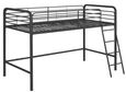 Soto Single Midsleeper Bunk Bed in Black - 4036127UK