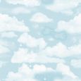 Clouds Roman Blind - Blue