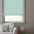 MissPrint Roller Blind - Little Trees Eggshell Blue