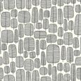 MissPrint Roller Blind - Little Trees Monochrome