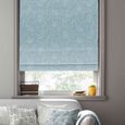 Missprint Roman Blind - Laurus China Blue