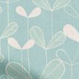 Missprint Roman Blind - Saplings Pale Aqua