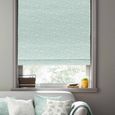 Missprint Roman Blind - Saplings Pale Aqua