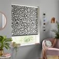 Skinny Dip Roller Blind - Daisy Black