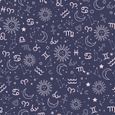 Skinny Dip Roller Blind - Zodiac Navy and Pink
