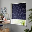 Skinny Dip Roller Blind - Zodiac Navy and Pink