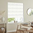 Twinkle Stars Roman Blind - Silver