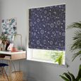 Zodiac Roman Blind - Navy and Pink