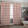 Alves Curtain - Scarlet