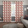 Alves Curtain - Scarlet