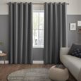 Romero Curtain - Charcoal