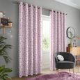Skinny Dip Curtain - Daisy Pink