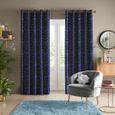 Skinny Dip Curtain - Star Print Blue