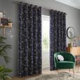 Skinny Dip Curtain - Zodiac Navy and Pink