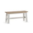 Linwood Dining Bench - Small - White Painted
