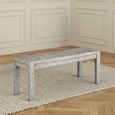 Amsterdam Dining Bench - Grey Washed Oak