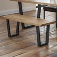 Brooklyn Dining Bench - Oak