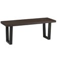 Brooklyn Dining Bench - Dark Oak