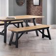 Hockley Dining Bench - Oak