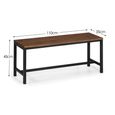 Tribeca Dining Bench - Walnut