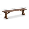 Chatsworth Reclaimed Pine Dining Bench