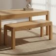 Curve Dining Bench - Large - Oak