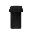 Axel Dining Bench - Black Fluted