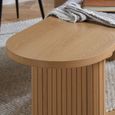 Axel Dining Bench - Oak Fluted