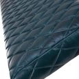 Austin Bench - Blue - Real Leather