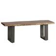 Baltic Dining Bench - 175cm - Live Edge - Solid Acacia Wood