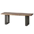 Baltic Dining Bench - 175cm - Live Edge - Solid Acacia Wood