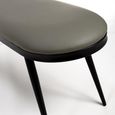 Ace Dining Bench - Grey Fabric
