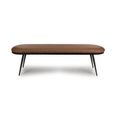 Ace Dining Bench - Tan Brown Fabric