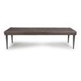 Charlie Dining Bench - Grey Faux Leather