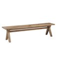 Sorrento Dining Bench - Chevron - Elm Wood