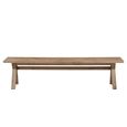 Sorrento Dining Bench - Chevron - Elm Wood