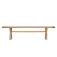 Hayley Dining Bench - with Cross Legs - Oak