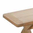 Hayley Dining Bench - with Cross Legs - Oak