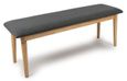 Jenson Oak Dining Bench - 120cm