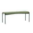 Leonie Green Fabric Dining Bench