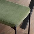 Leonie Green Fabric Dining Bench