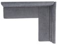 Monza Grey Fabric Corner Dining Bench - LHF