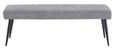 Monza Grey Fabric Dining Bench