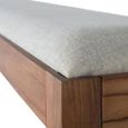 Randolph Bench - Solid Acacia Wood - Padded